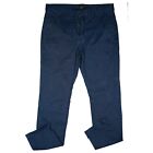 O Neill Herren Jeans Hose Straight Chino Stoff Stretch 50 M W33 L32 dunkel blau