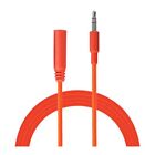 Incredi-cables 1M 3.5mm Audio Cable Extension Jack Socket Plug Lead Aux Orange