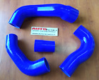 KIT 4 TUBI ASPIRAZIONE TURBINA FIAT PUNTO GT TURBO 42mm. MANICOTTI SILICONE BLU