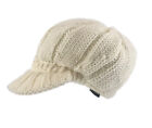 REFRIGIWEAR CAPPELLO IN MAGLIA CON VISIERA - BIANCO