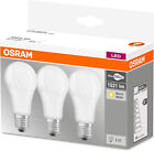 Osram Base Clas a Lampada LED E27, 13 W, Luce Calda, 3 Unità (CONF da 1) 100W