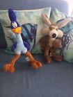 Coppia Peluche Vintage Filo Ferro? Willy Coyote Beep Beep Looney Tunes QUIRON