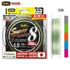 TRECCIATO DUEL SUPER X -WIRE 8 MULTICOLOR PE MADE IN JAPAN SPINNING EGING