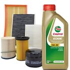 Kit tagliando olio CASTROL EDGE 5W30 6LT 4 FILTRI BMW 320D E46 110 KW