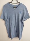 ABERCROMBIE & FITCH  MENS  XXL  2XL  BLUE  T SHIRT   GOOD USED CONDITION