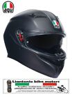 CASCO INTEGRALE AGV K3 NERO OPACO E22.06 DOPPIA VISIERA PINLOCK OMAGGIO