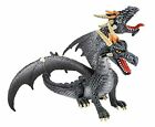 Bullyland 75597 - Fantasy - Drago Doppia Testa Nero (v3w)