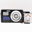 Sony Cybershot DSC-W520 14.1MP Compact Camera Digital Black Tested With SD