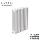 Termosifone tubolare acciaio 4 colonne - H 1800 mm Comby