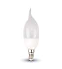 Lampadina LED E14 4W Candela a Fiamma 4000K