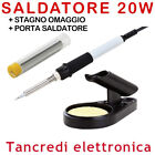 20W SALDATORE PROFESSIONALE RESISTENZA CERAMICA PORTASALDATORE SOLDERING IRON