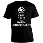 Maglia Keep Calm and Happy Hunger Games T- Shirt