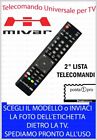 TELECOMANDO UNIVERSALE per TV MIVAR - SCEGLI MODELLO 2° LISTA