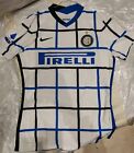 Maglia Calcio Serie A 20/21 Inter 9 Lukaku L Away Match/Issued Pirelli Nike Coa