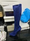 Stivale Casadei scamosciato N. 40 blu