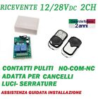 RICEVENTE RADIO UNIVERSALE PER CANCELLO RX RICEVITORE GARAGE