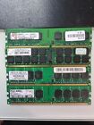 Lotto x4 Memorie RAM Varie 1GB 2GB DIMM DDR2