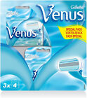 Gillette Venus lamette ricambio rasoio donna,Conf.4 pz con striscia lubrificante