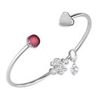 Bracciale MORELLATO donna Drops bangle heart & amethyst SCZ1014