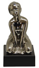 Statua Scultura Soprammobile AMBIENTI GLAMOUR Shirley Persone Argento