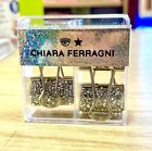 SET 4 PZ MOLLA FERMACARTE DOUBLE CLIPS CON STRASS - CHIARA FERRAGNI