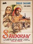 Manifesto Cinema Originale 100x140 - Sandokan - 1963