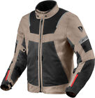 Giacca moto Estiva Sfoderabile Revit Tornado 4 Sand Black H2O Jacket TAGLIA XL