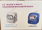 TV AUDIOLA 5,5" TVB2004N BIANCO & NERO, RADIO AM/FM, PORTATILE, VINTAGE. NUOVO.