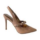 Luciano Barachini NL349A Decollette Slingback Donna Tacco Alto Cipria