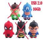 Chiavetta USB 2.0 16gb a scelta  America Superman Spiderman