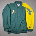 Oakland Athletics Starter Jacket Mens Extra Large Green Diamond Collection MLB