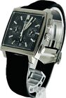 Tag Heuer Monaco CW2111-0.FC6171 Automatic Black Mens Watch Excellent++ A1660