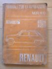 MANUALE OFFICINA RENAULT 5 ANNO 1972