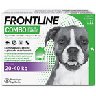 3 Pipette Antiparassitario Frontline Combo Cane da 20-40 kg, Antipulci Cani