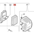 FILTRO ARIA PER DECESPUGLIATORE EFCO 8460 IC 8425 8530 IC 8535 8550 BOSS