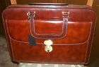 Nuovo BORSA Vera PELLE Lavoro Organizer  F.LLI MUGNAI - FIRENZE Made in ITALY