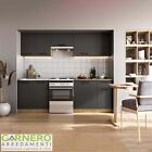 Cucina moderna antracite rovere componibile standard 240 cm URBAN