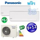 Climatizzatore dual split serie TZ A+++ R32 PANASONIC 9000+12000 con WiFi e Nano