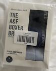Abercrombie & Fitch Mens 3 Pack Boxer Briefs Size Medium Blues BNIB A&F