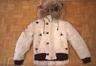 DSQUARED JACKET "Mother Fluff" Tg 52 Beige (Fur Parka, Jacke, Veste, Chaqueta)