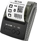 NETUM Stampante per ricevute Bluetooth, mini stampante termica POS portatile