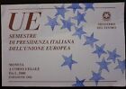 5.000 Lire Argento 1996 Presidenza italiana UE - FDC