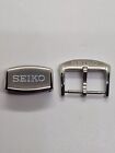 FIBBIA OROLOGIO BUCKLE SEIKO  20 MM ACCIAIO INOX  NUOVA