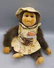 Hosung Limited Edition Little Monkey Lost Chimp Brown Soft Plush Toy Squeaker