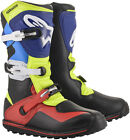 Stivali Uomo Alpinestars Tech-T Nero Rosso Blu Giallo Trial Cross Enduro Mx Boot