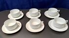 Royal Copenhagen Fan White 6 pcs Coffee Cup & Saucer - 1121071- Kaffe par kopper