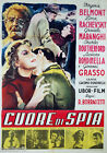 manifesto 2F film CUORE DI SPIA Virginia Belmont Giovanni Grasso 1953