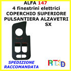 Pulsantiera Alfa Romeo 147 Coperchio SX alzavetri alzacristalli pulsanti cover