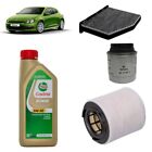 Kit tagliando 3 filtri + 4 L olio Edge 5W30 per Volkswagen Scirocco 3 1.4 TSI