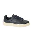 FRAU 28M0 blu scarpe uomo sneakers lacci pelle